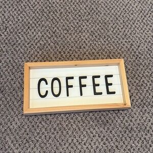 Coffee Bar Sign 🤍